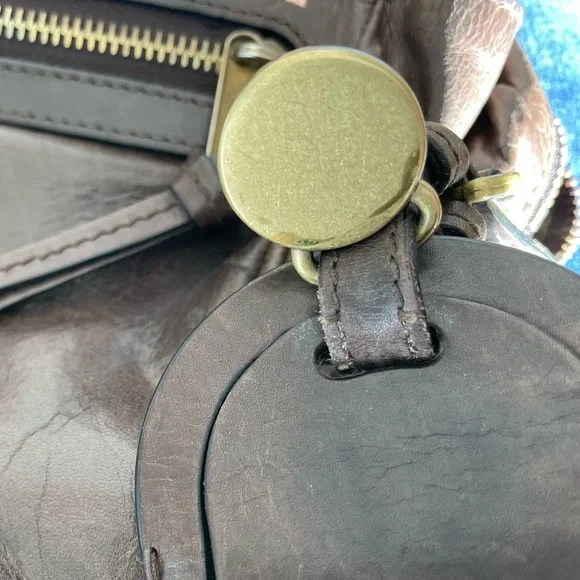 Mulberry brown leather shoulder bag - Picture 8 of 14